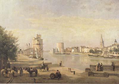 Jean Baptiste Camille  Corot Le port de La Rochelle (mk11) China oil painting art